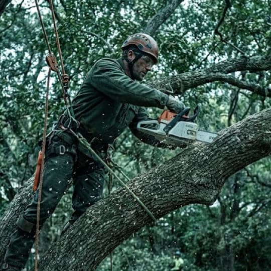 Mechanic working on a car